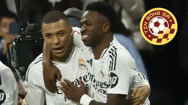 Mbappé và Vinicius gần như chắc suất trên hàng công Real Madrid